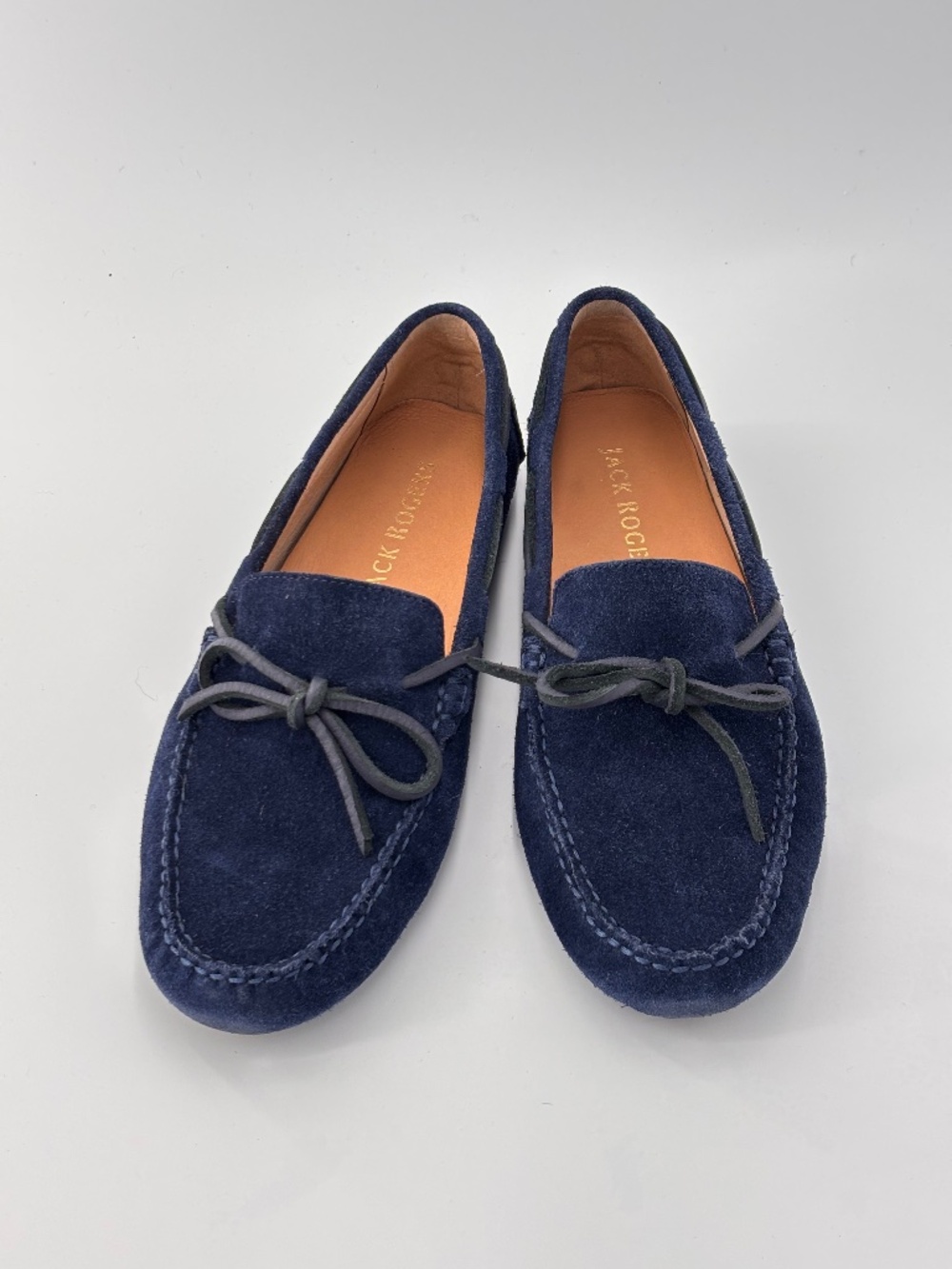 Jack Rogers Navy Suede Driving Moccasin | Size 9.5 | Millie Style